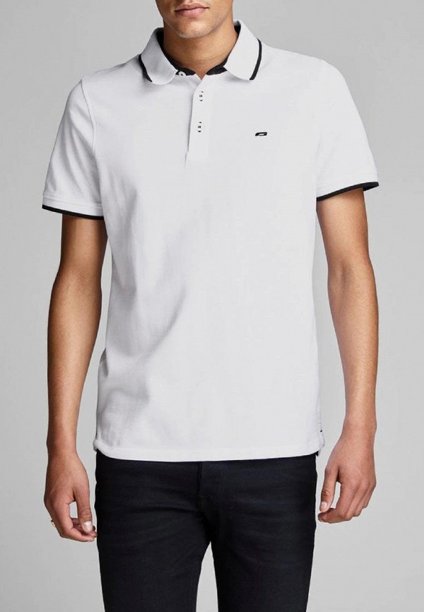 

Поло Jack & Jones, Белый, PAULOS POLO