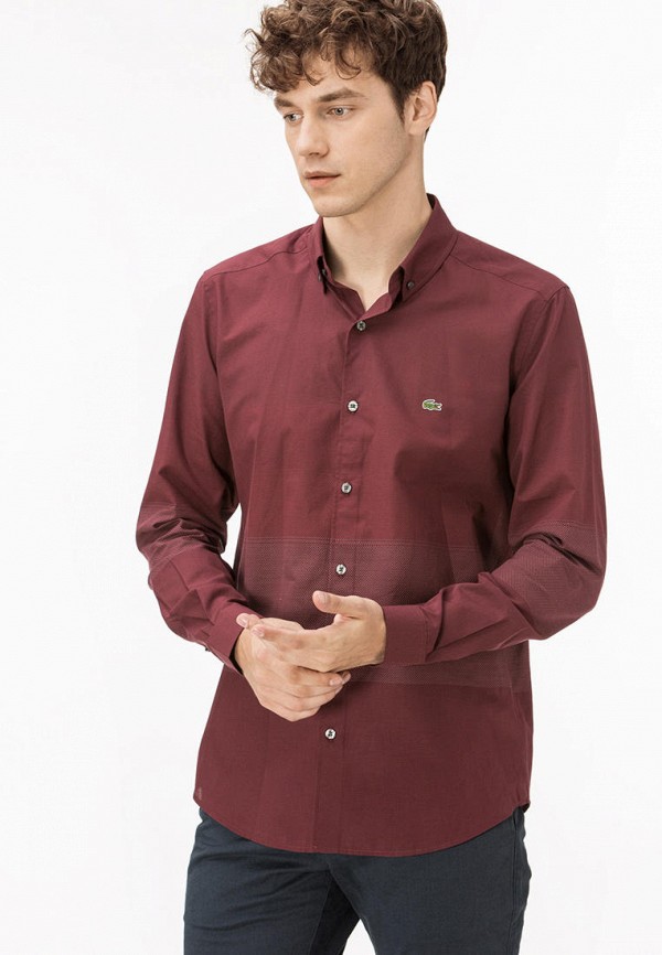 

Рубашка Lacoste, Бордовый, Lacoste MP002XM1HZ3D