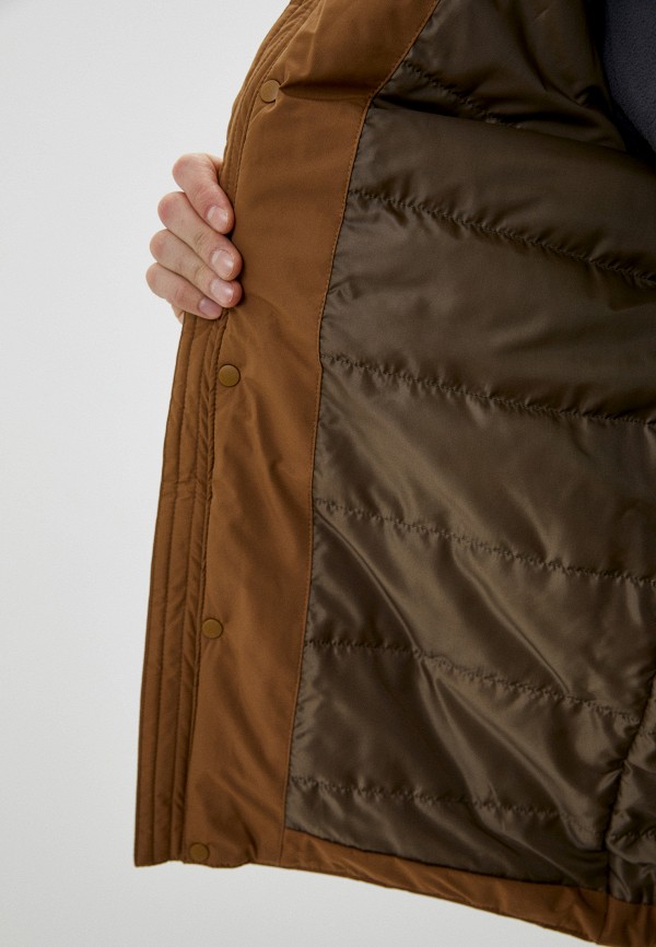 Куртка утепленная Zolla цвет коричневый  Фото 4