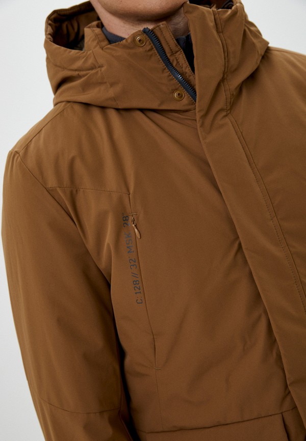 Куртка утепленная Zolla цвет коричневый  Фото 5