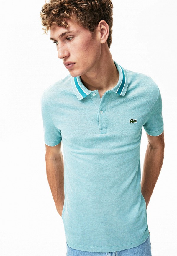

Поло Lacoste, Бирюзовый