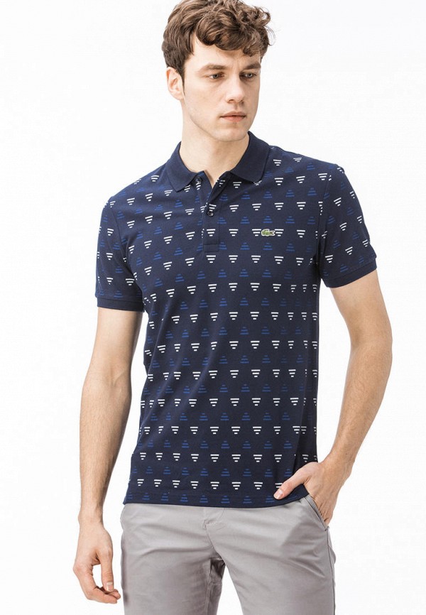 

Поло Lacoste, Синий