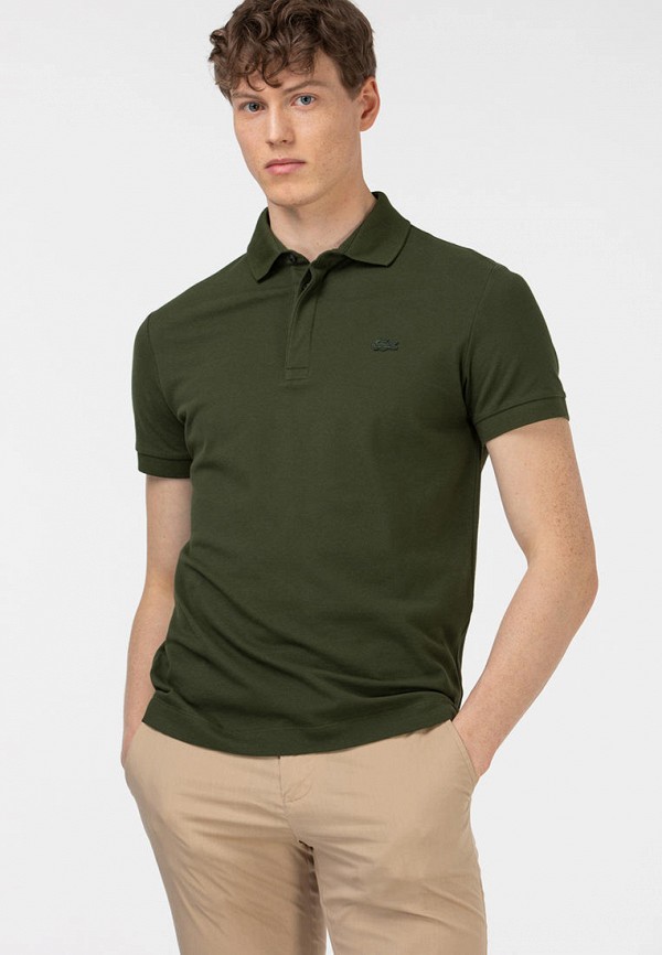

Поло Lacoste, Хаки, Lacoste MP002XM1I0CX