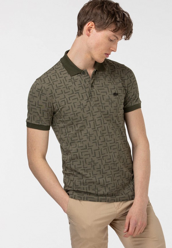 

Поло Lacoste, Хаки, Lacoste MP002XM1I0D0
