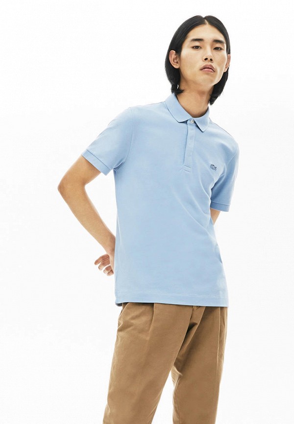 

Поло Lacoste, Голубой, Lacoste MP002XM1I0DA