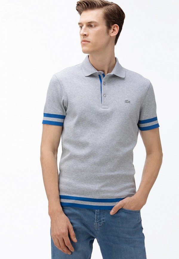 

Поло Lacoste, Серый
