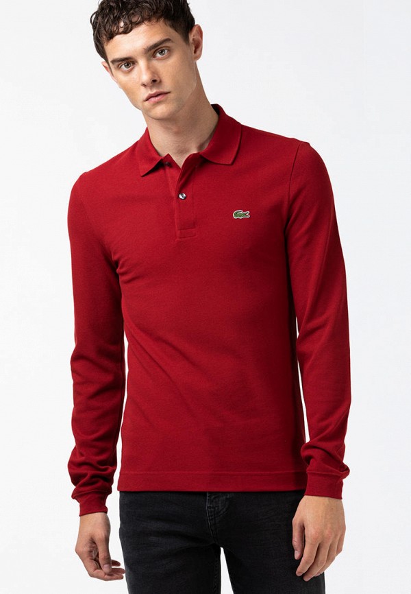

Поло Lacoste, Бордовый, Lacoste MP002XM1I0DT
