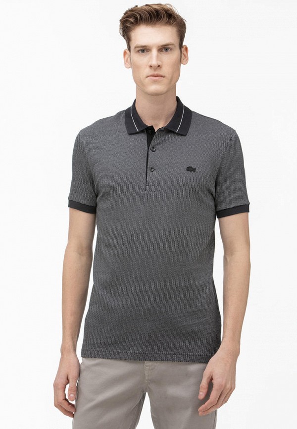 

Поло Lacoste, Серый