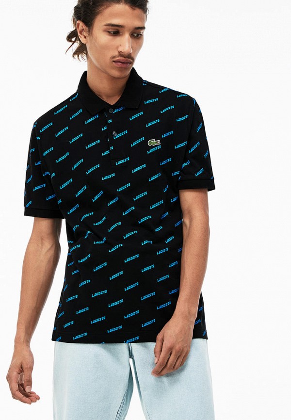 

Поло Lacoste, Черный, Lacoste MP002XM1I0DY