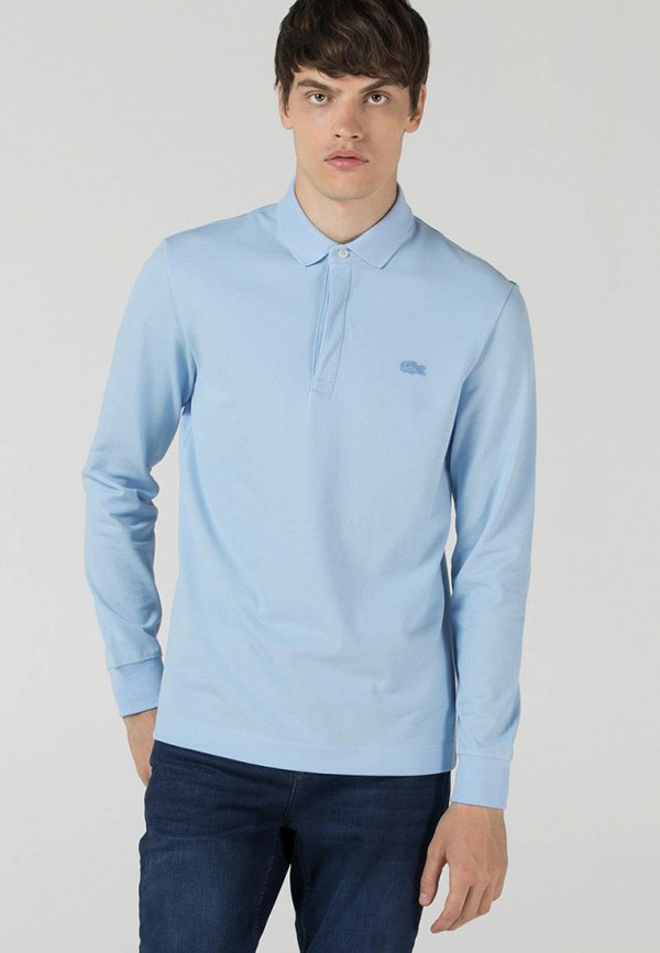 

Поло Lacoste, Голубой, Lacoste MP002XM1I0DZ