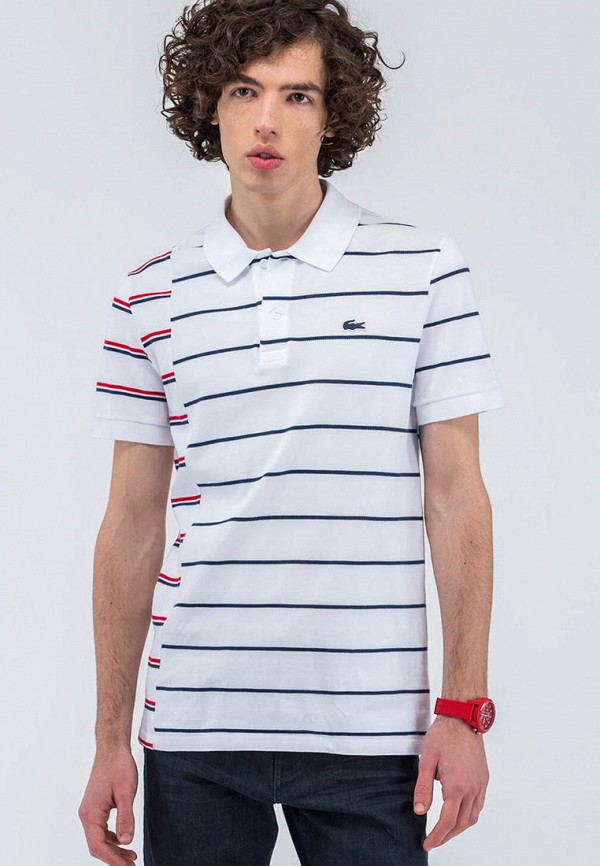 

Поло Lacoste, Белый