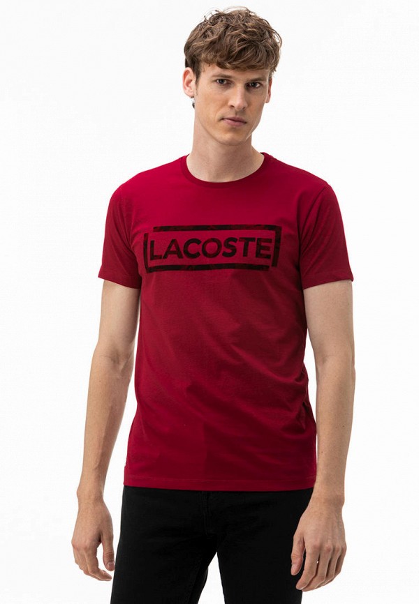 

Футболка Lacoste, Бордовый