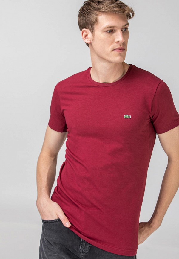 

Футболка Lacoste, Бордовый, Lacoste MP002XM1I0O3
