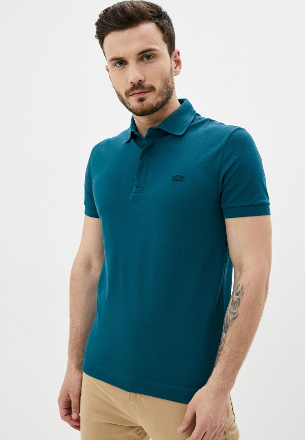 

Поло Lacoste, Бирюзовый