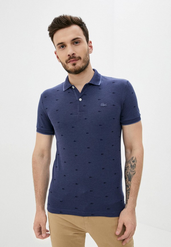 

Поло Lacoste, Синий