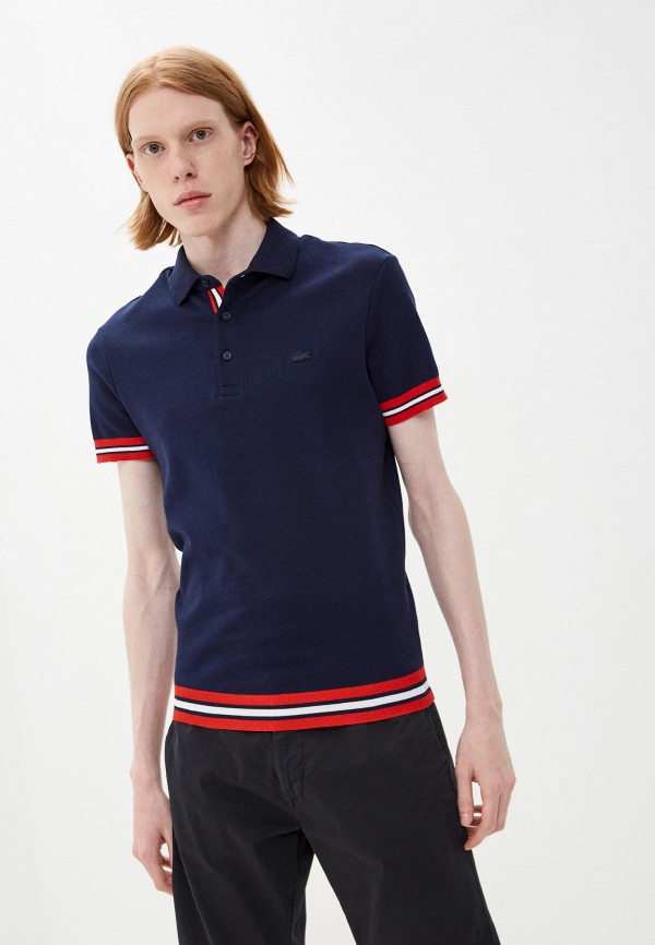

Поло Lacoste, Синий
