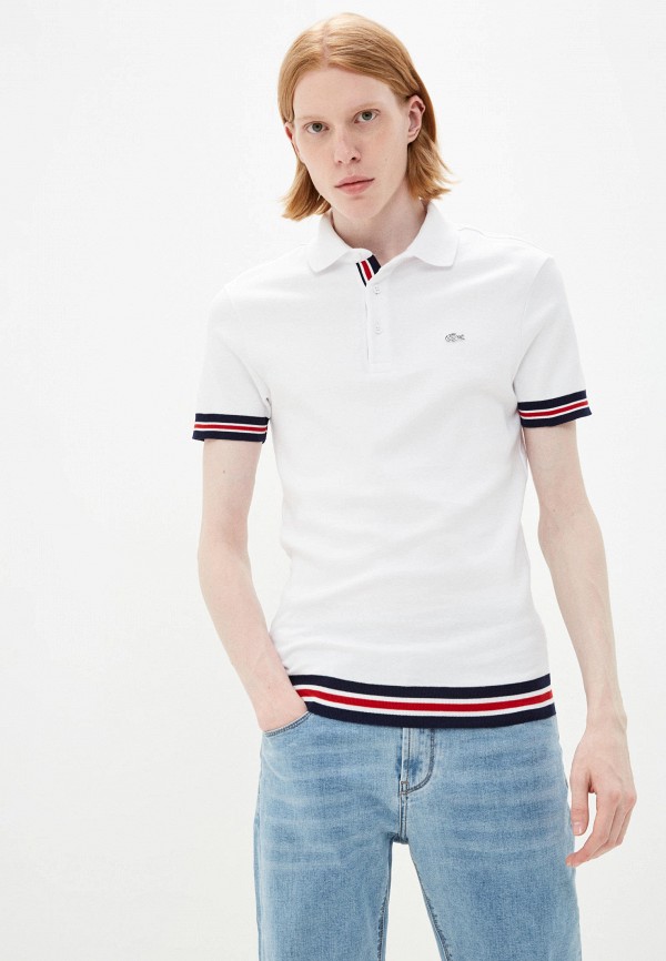 

Поло Lacoste, Белый, Lacoste MP002XM1I0Z0