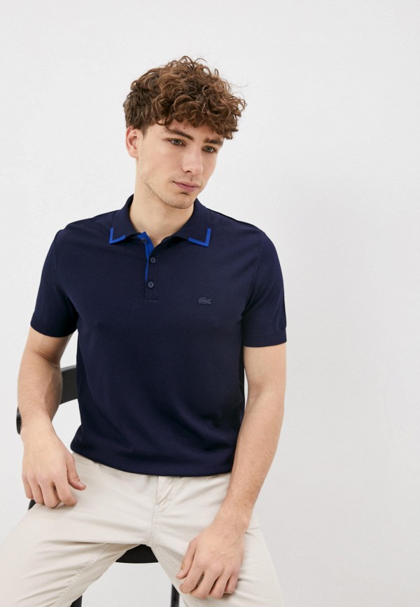 

Поло Lacoste, Синий