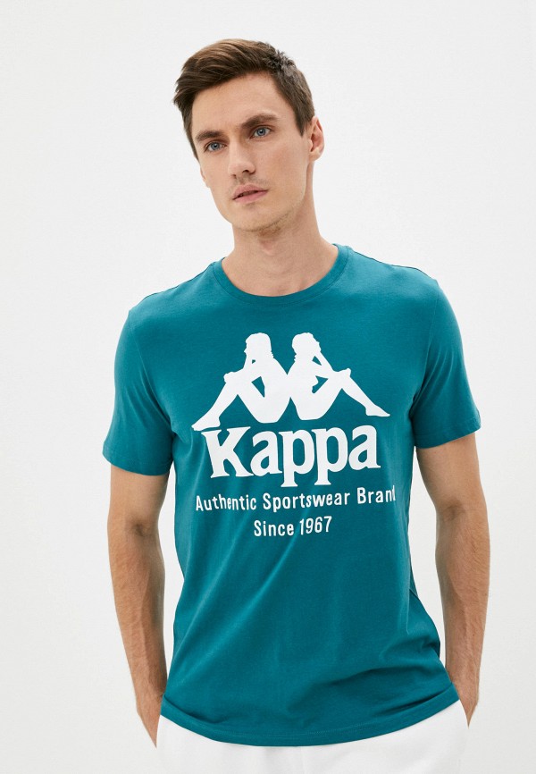 

Футболка Kappa, Бирюзовый, Kappa MP002XM1I14V