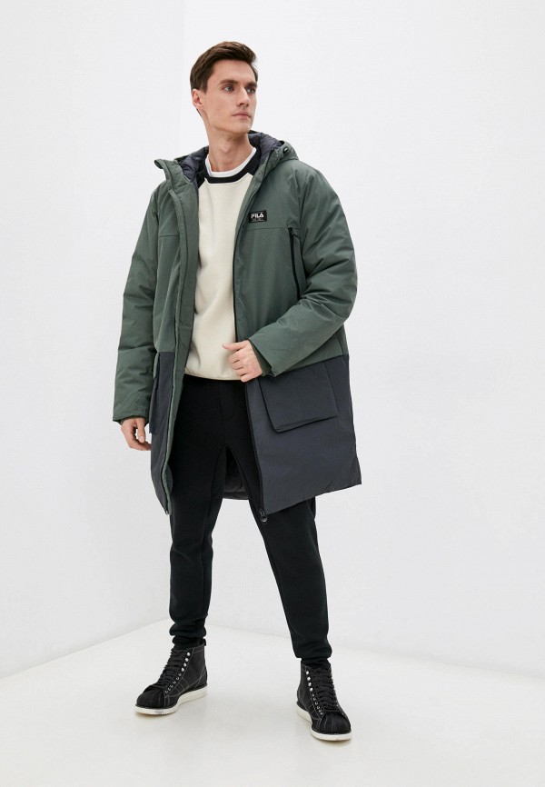 

Пуховик Fila, Зеленый, Fila MP002XM1I1G5
