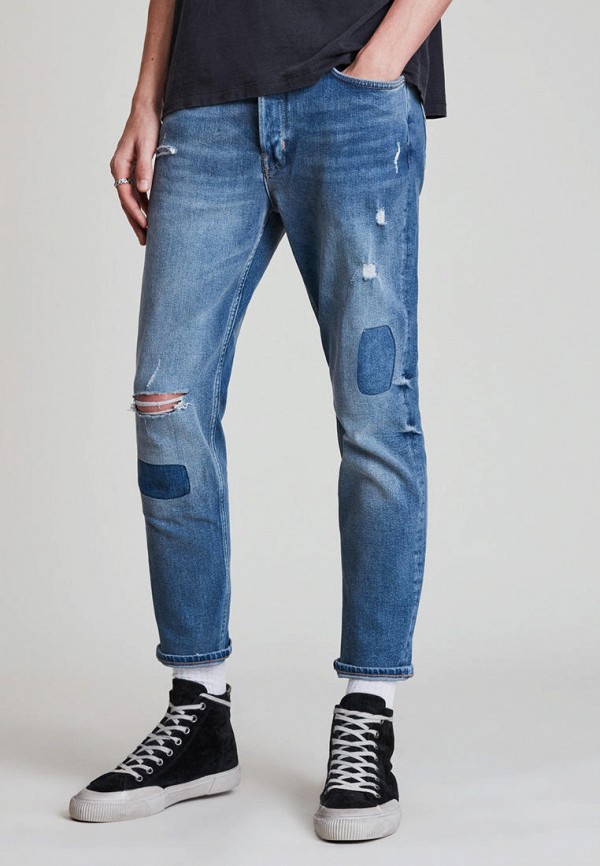 

Джинсы AllSaints, Синий, DEAN PATCHED