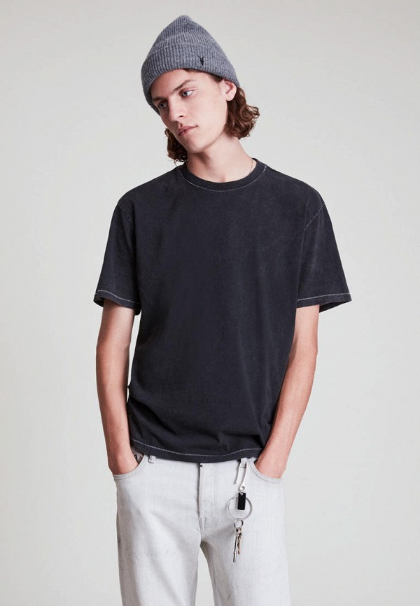 

Футболка AllSaints, Черный, BEAMER SS CREW