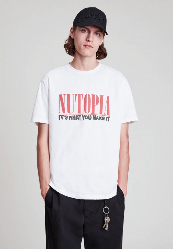 

Футболка AllSaints, Белый, NINETY SS CREW