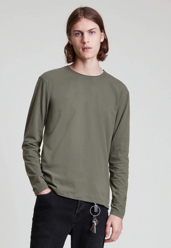 

Лонгслив AllSaints, Хаки, BODEGA LS CREW