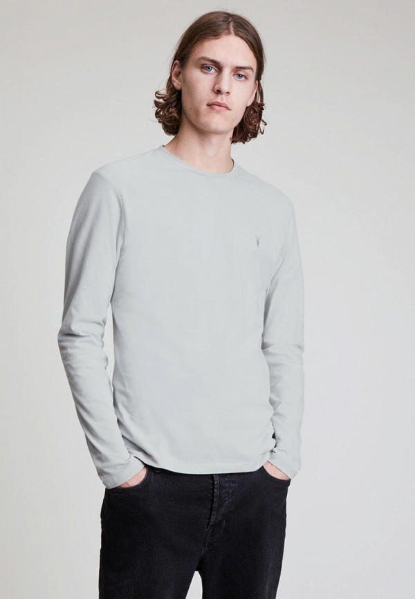 

Лонгслив AllSaints, Серый, BRACE LS CREW
