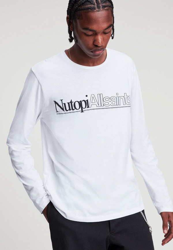 

Лонгслив AllSaints, Белый, TOPIA LS CREW