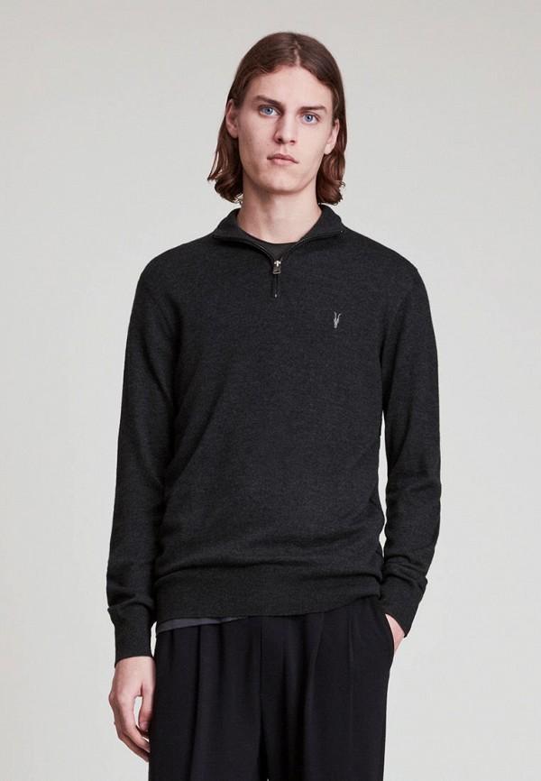 

Джемпер AllSaints, Серый, KILBURN ZIP FUNNEL