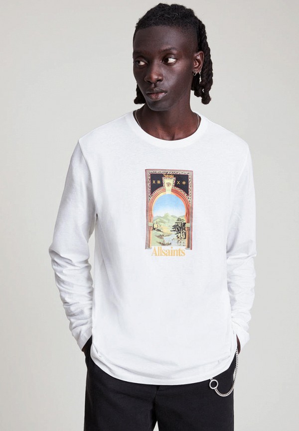 

Лонгслив AllSaints, Белый, AllSaints MP002XM1I1R0