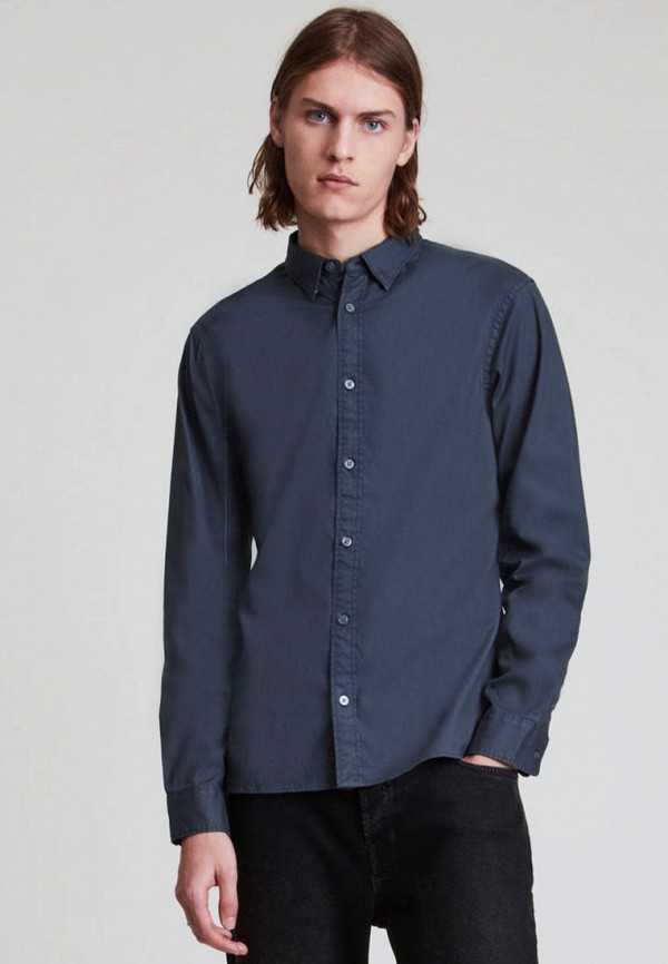 

Рубашка AllSaints, Синий, AllSaints MP002XM1I1S8