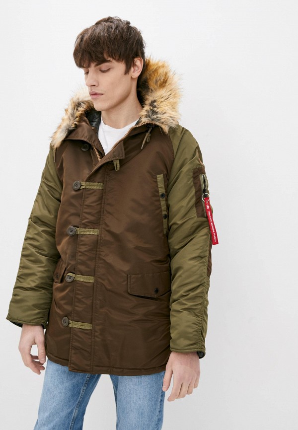 

Парка Airboss, Коричневый, Airboss MP002XM1I2WW