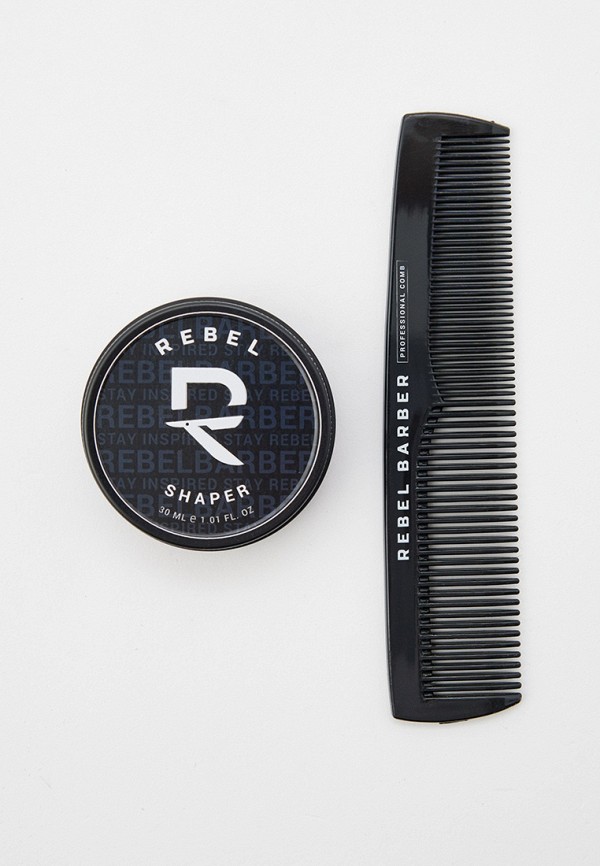 Набор косметики Rebel Подарочный набор REBEL BARBER Shaper & Men's Comb Total Black