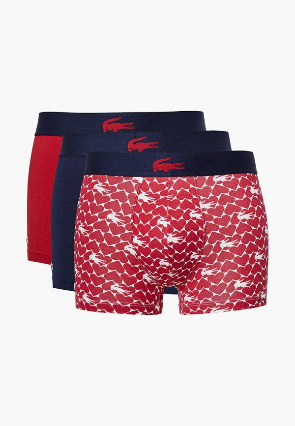 

Трусы 3 шт. Lacoste, Красный;синий, Lacoste MP002XM1I3ET