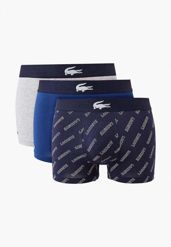 

Трусы 3 шт. Lacoste, Серый;синий, Lacoste MP002XM1I3F7