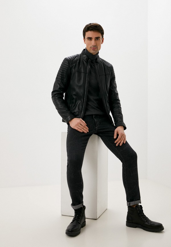 фото Куртка кожаная urban fashion for men