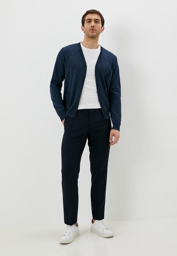 Кардиган Стим синий, размер 56, фото 2