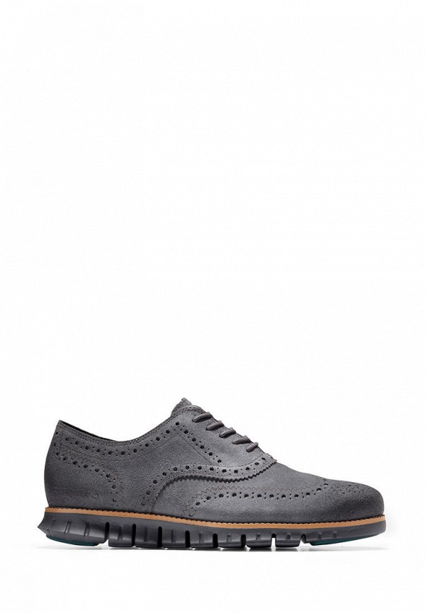 

Туфли Cole Haan, Серый, ZERØGRAND Wingtip Oxford увеличенная полнота