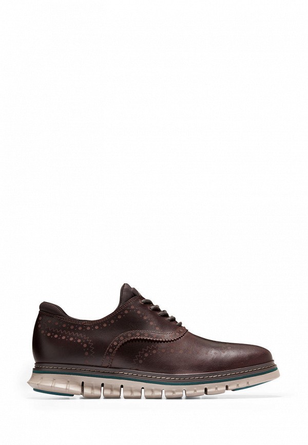 

Туфли Cole Haan, Коричневый, ZERØGRAND Wingtip Oxford увеличенная полнота