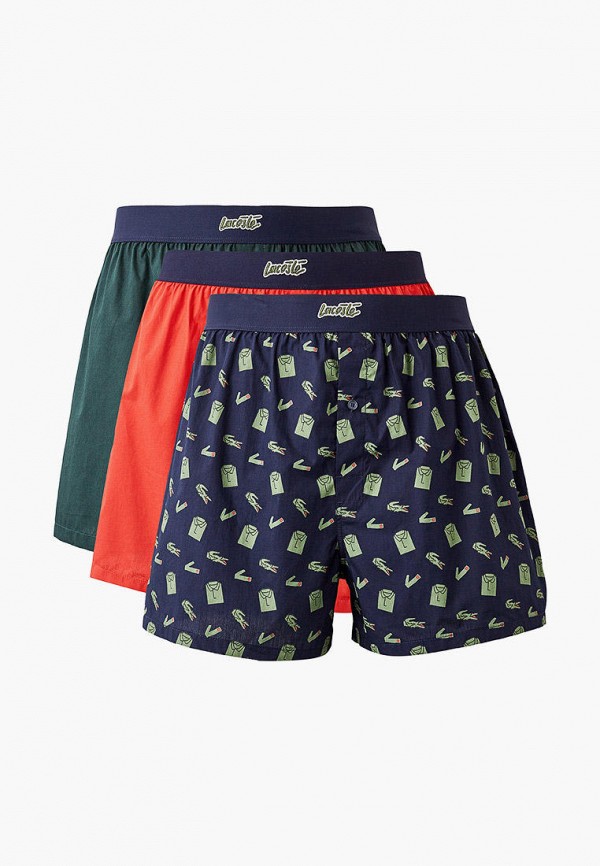 

Трусы 3 шт. Lacoste, Зеленый;красный;синий, Lacoste MP002XM1I55D