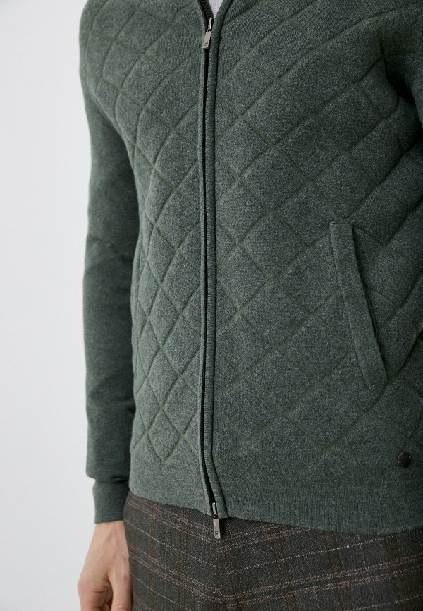 Кардиган Henderson зеленый, размер 58, фото 4