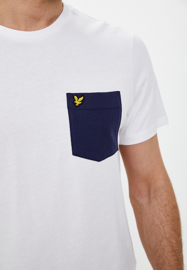 Футболка Lyle & Scott цвет белый  Фото 3