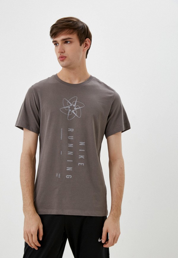

Футболка Nike, Серый, U NK DF TEE RUN DIVISION