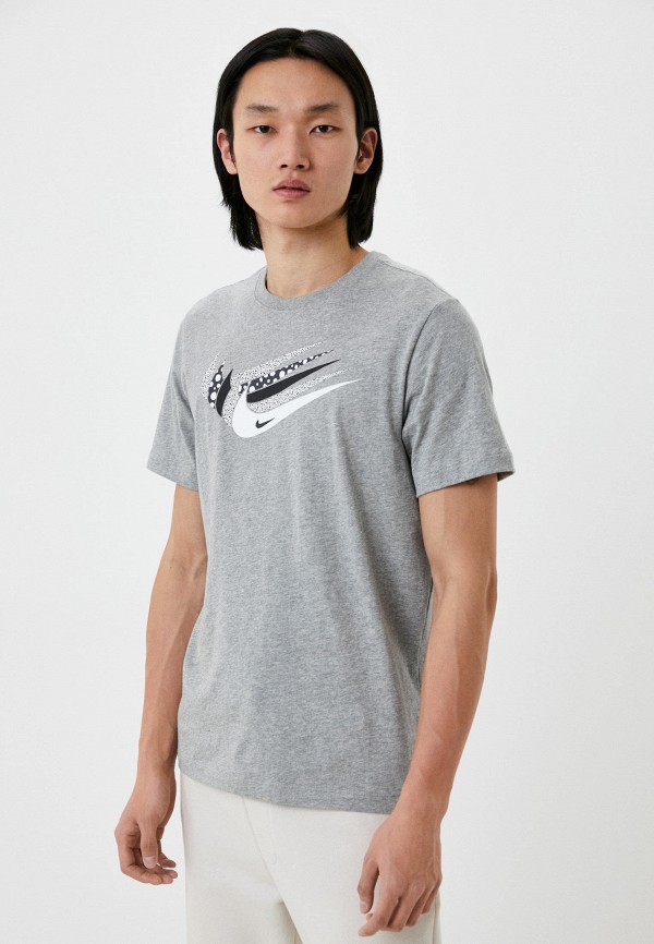 

Футболка Nike, Серый, M NSW 12 MO SWOOSH TEE