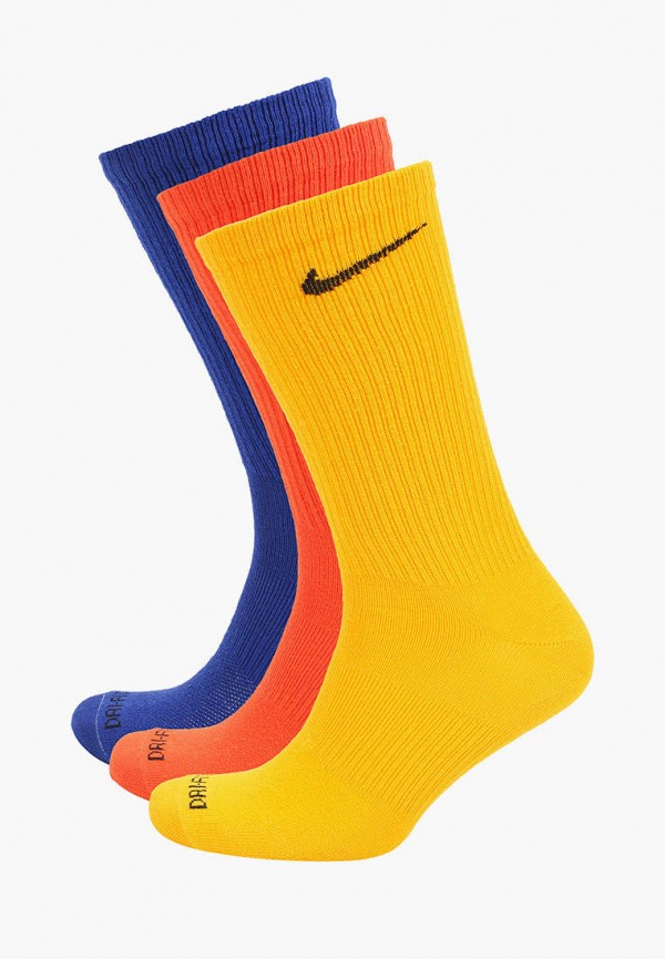 

Носки 3 пары Nike, Разноцветный, U NK EVRY PLUS LTWT CREW 3PR