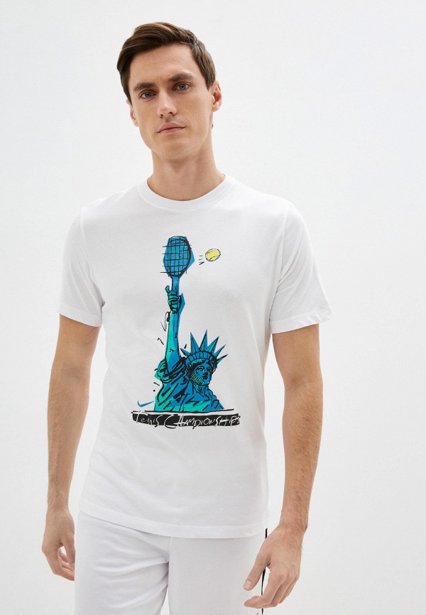 

Футболка спортивная Nike, Белый, M NKCT DF TEE NYC LIBERTY