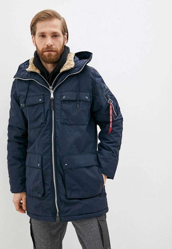 

Парка Alpha Industries, Синий, Alpha Industries MP002XM1I8BN