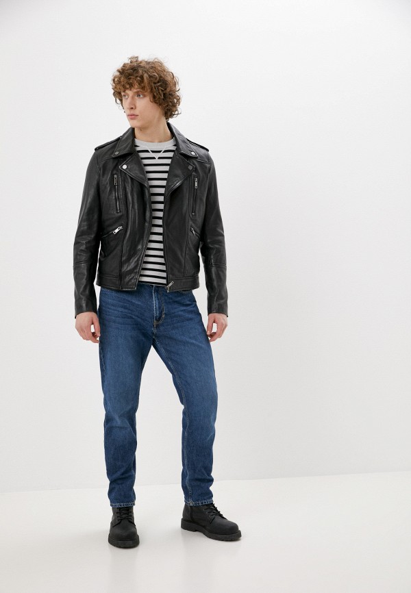 фото Куртка кожаная urban fashion for men